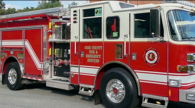 Cobb County Fire and Emergency Services will buy six new firetrucks for a total cost of nearly $3.34 million. Courtesy of Cobb County