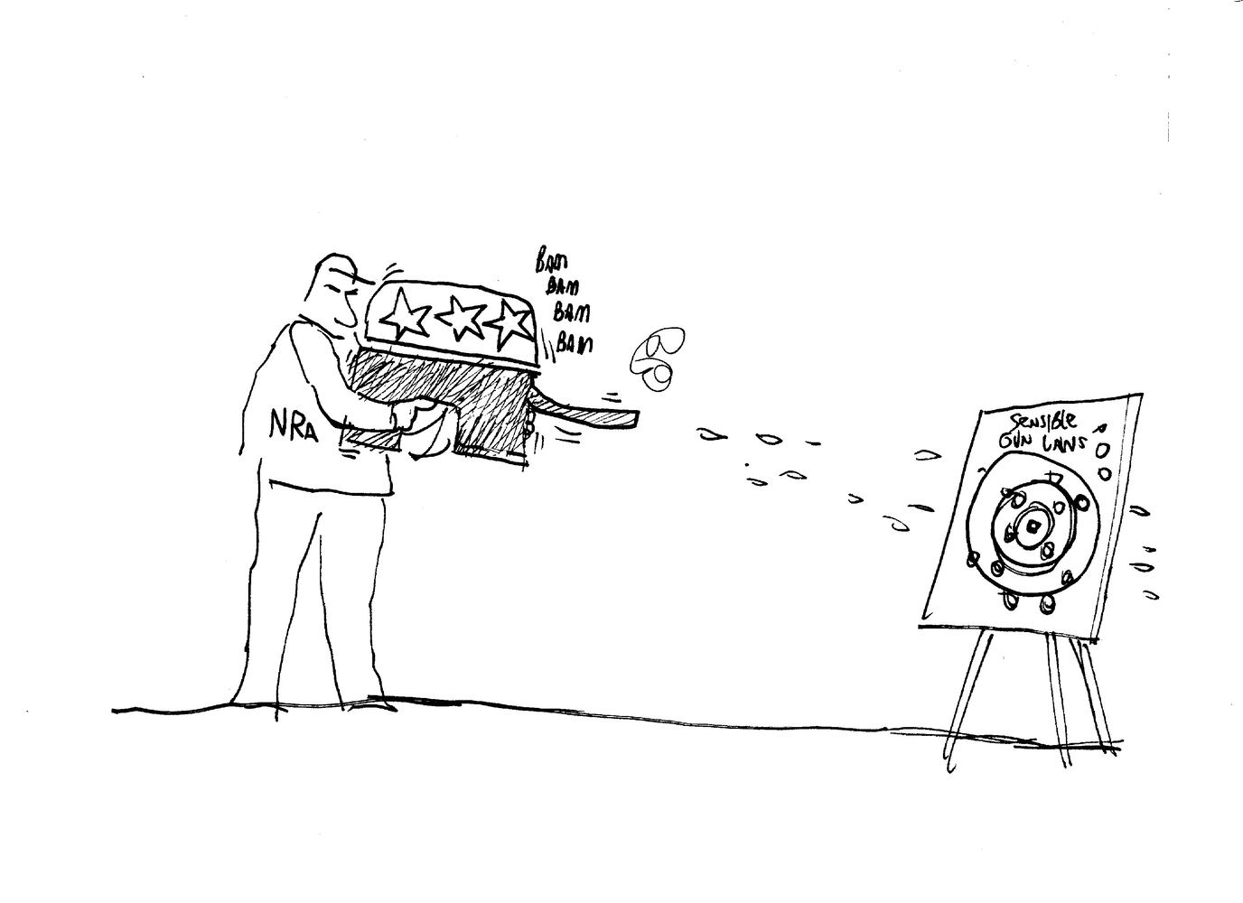 Mike Luckovich Round File FEB 16