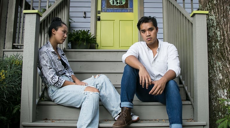 Michelle Pokopac and Ryan Vo appear in the drama "Hometown Boy" at Actor's Express.
Courtesy of Casey Gardner Ford