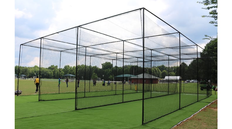 To address complaints of too many people from outside the city tying up Johns Creek's cricket facilities, the city will begin charging hourly rental fees for the cricket cages (photo) and cricket pitch, with higher fees for non-residents. CITY OF JOHNS CREEK