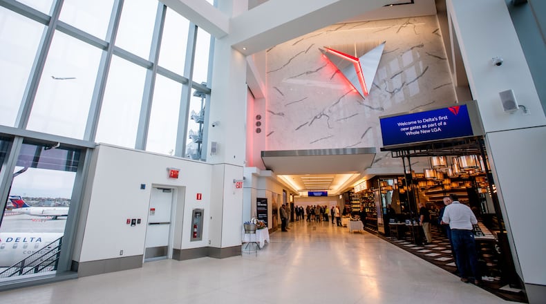 Photos from the opening of the new Delta Air Lines terminal in LaGuardia Airport in Queens, NY, on Tuesday, Oct. 29, 2019. Source: Delta (Chris Rank for Rank Studios)