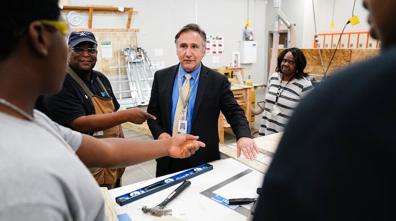 Fulton County school board extended Superintendent Mike Looney's contract through Nov. 9, 2024.  ELIJAH NOUVELAGE/AJC FILE PHOTO