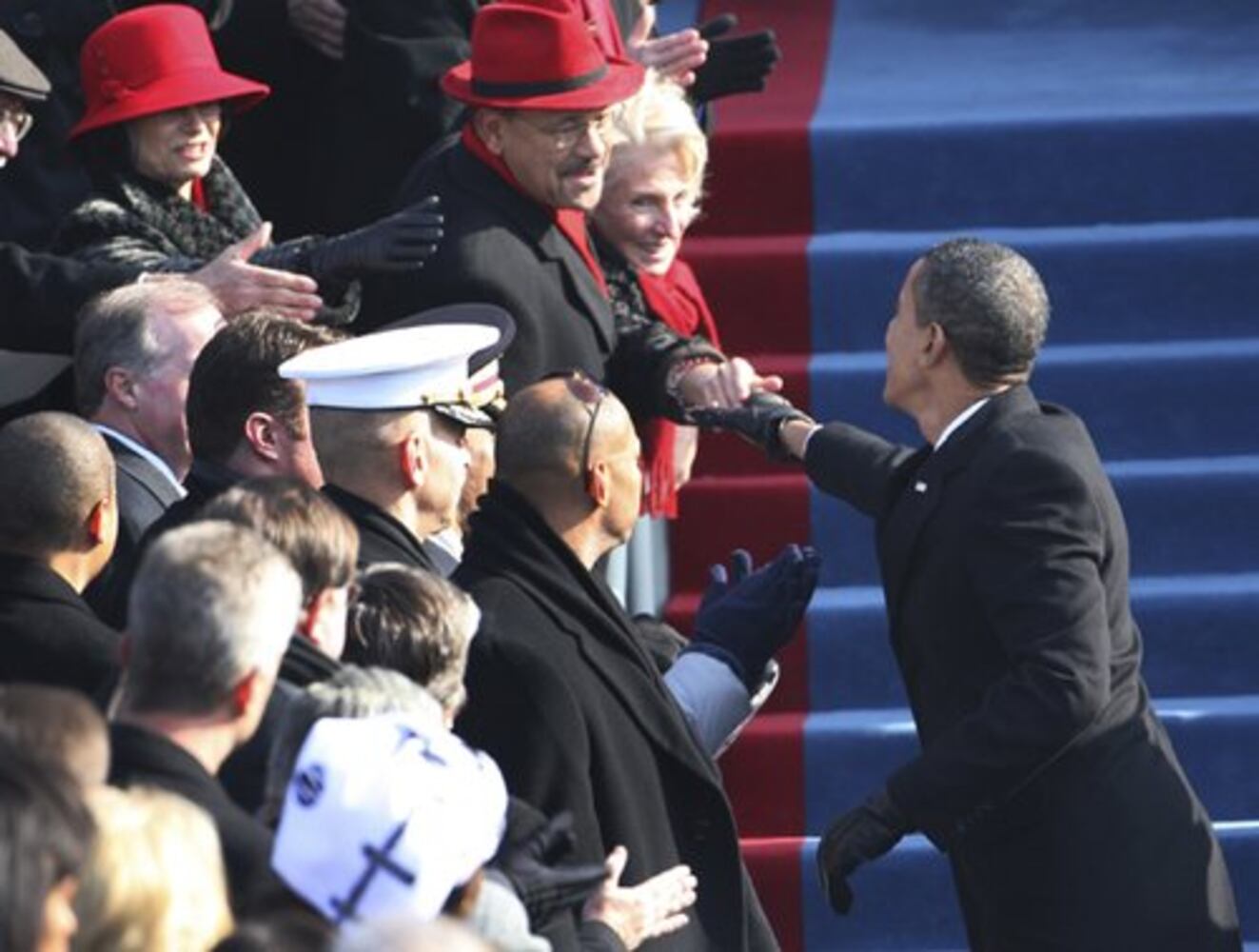 President Obama takes the oath of office