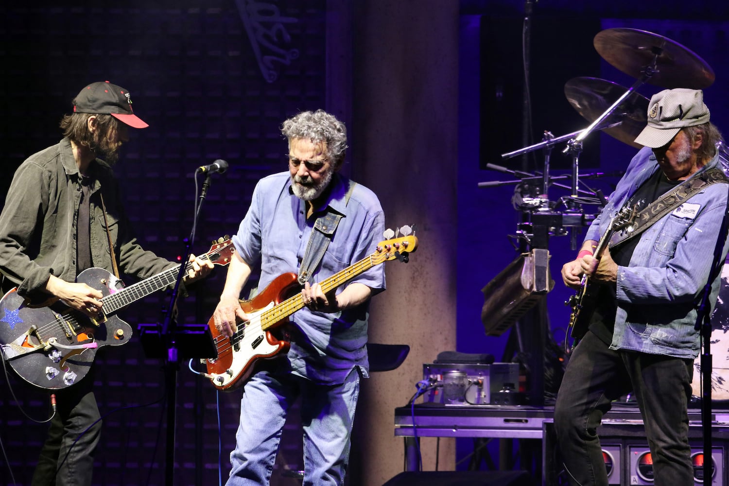 -- Neil Young performs "Cortez the Killer"
Neil Young & Crazy Horse brought his "Love Earth Tour" to Ameris Bank Amphitheatre on Tuesday, May 7, 2024.
Robb Cohen for the Atlanta Journal-Constitution