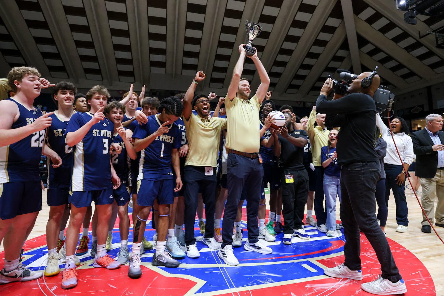 4A Boys State Championship game between St. Pius X and Pace Academy