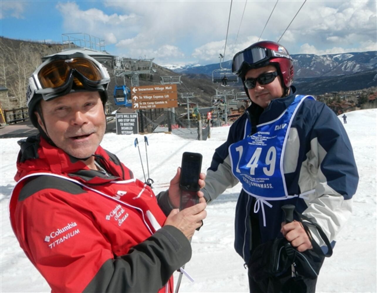Ski worker