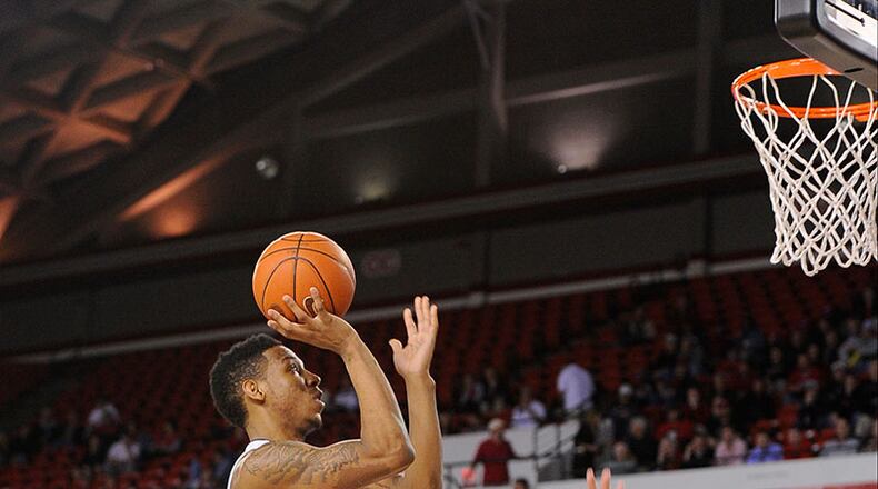 Mann had a key three-point play with 2:25 remaining that gave Georgia the lead. (File photo)