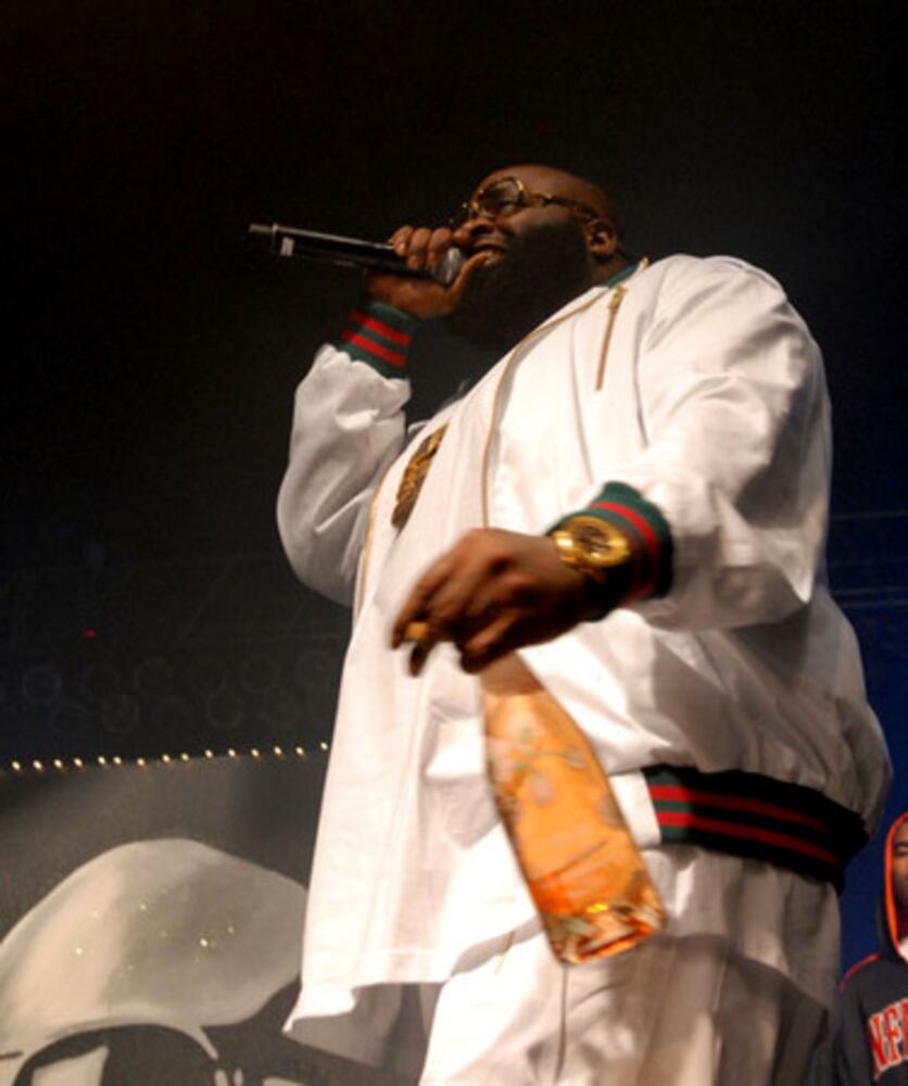 Rick Ross performs at 'Trilla' release party