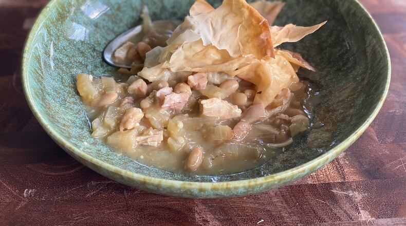 Substitute fennel for onion in your favorite chicken and fish recipes for brighter, and more complex, savory flavor. This chicken pot pie uses phyllo dough. (Kellie Hynes for The Atlanta Journal-Constitution)