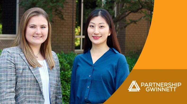 Partnership Gwinnett has added Jassy Ji as project manager and AnnMarie Grason as project coordinator. (Courtesy Partnership Gwinnett)