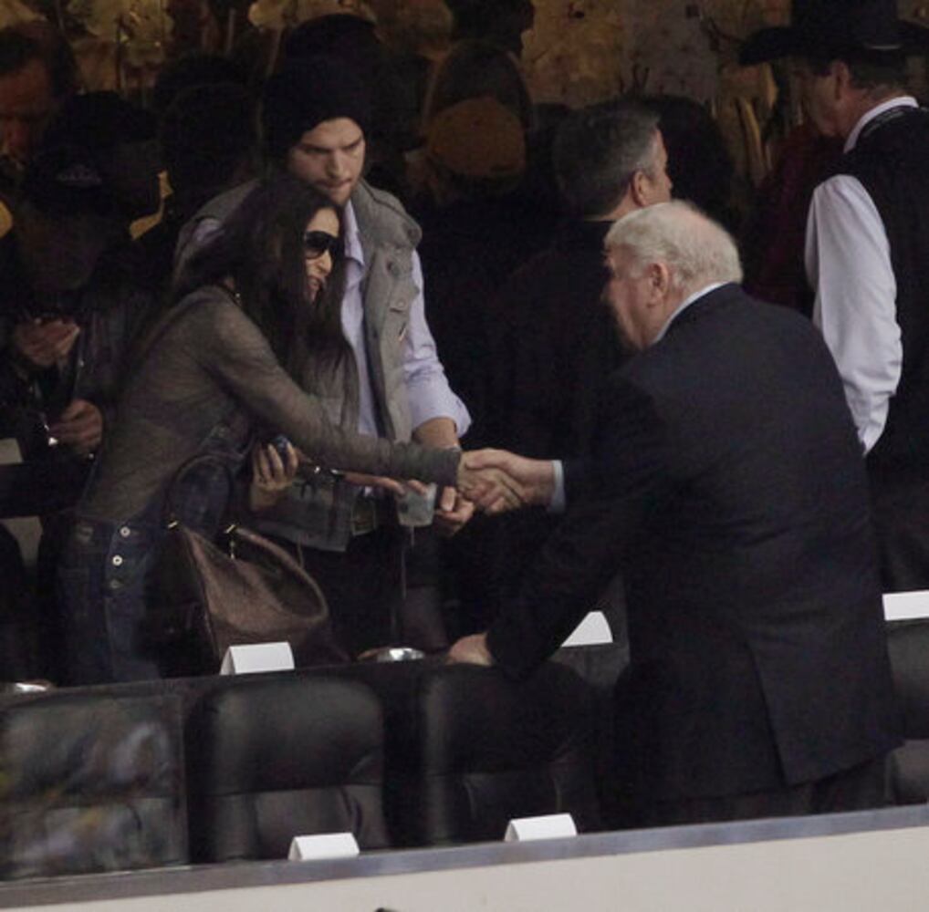 Celebs get in the game at Super Bowl XLV