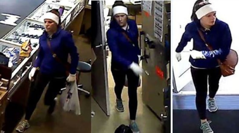 Abigail Lee Kemp, 24, has been tied to jewelry store robberies across the Southeast. (Credit: Federal Bureau of Investigation)