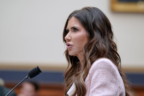 Homeland Security Secretary Kristi Noem testified before Congress this week.