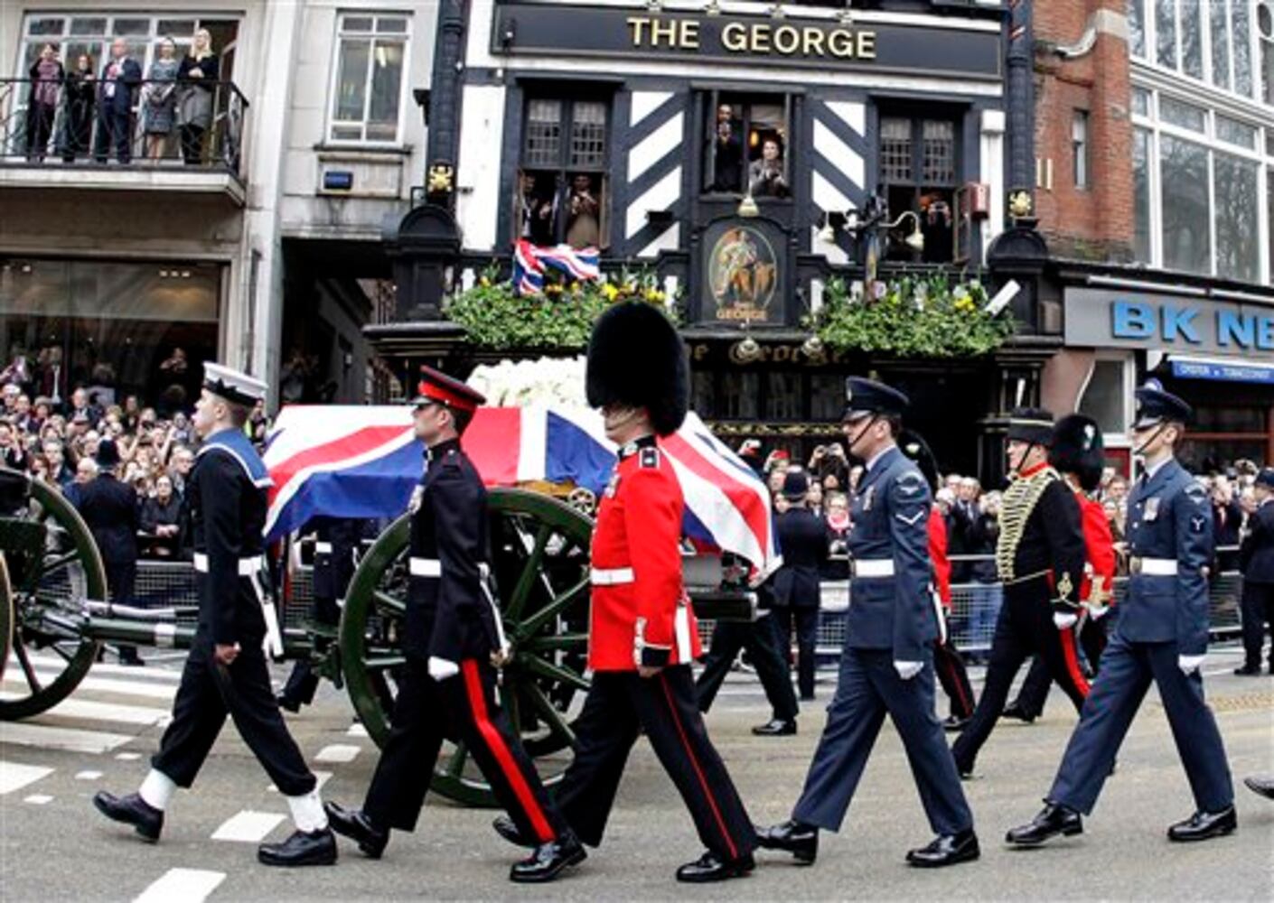 Margaret Thatcher funeral