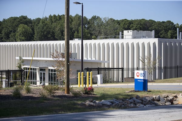 Independent air testing near Becton Dickinson’s Covington sterilizing plant detected ethylene oxide levels above the federal Environmental Protection Agency’s safety threshold. But experts hired by the company said those levels weren’t a threat to public health. (Staff / AJC.COM)