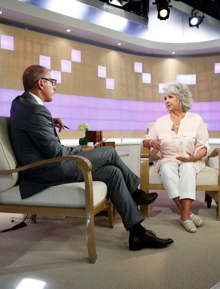 Celebrity chef Paula Deen appears on NBC News' "Today" show