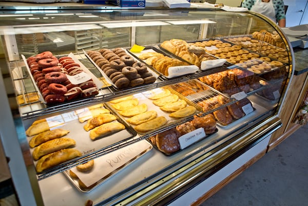 The bakery at Hillside Orchard Farms turns out fruit bread, fritters, doughnuts and fruit cakes. (Courtesy of Hillside Orchard Farms)