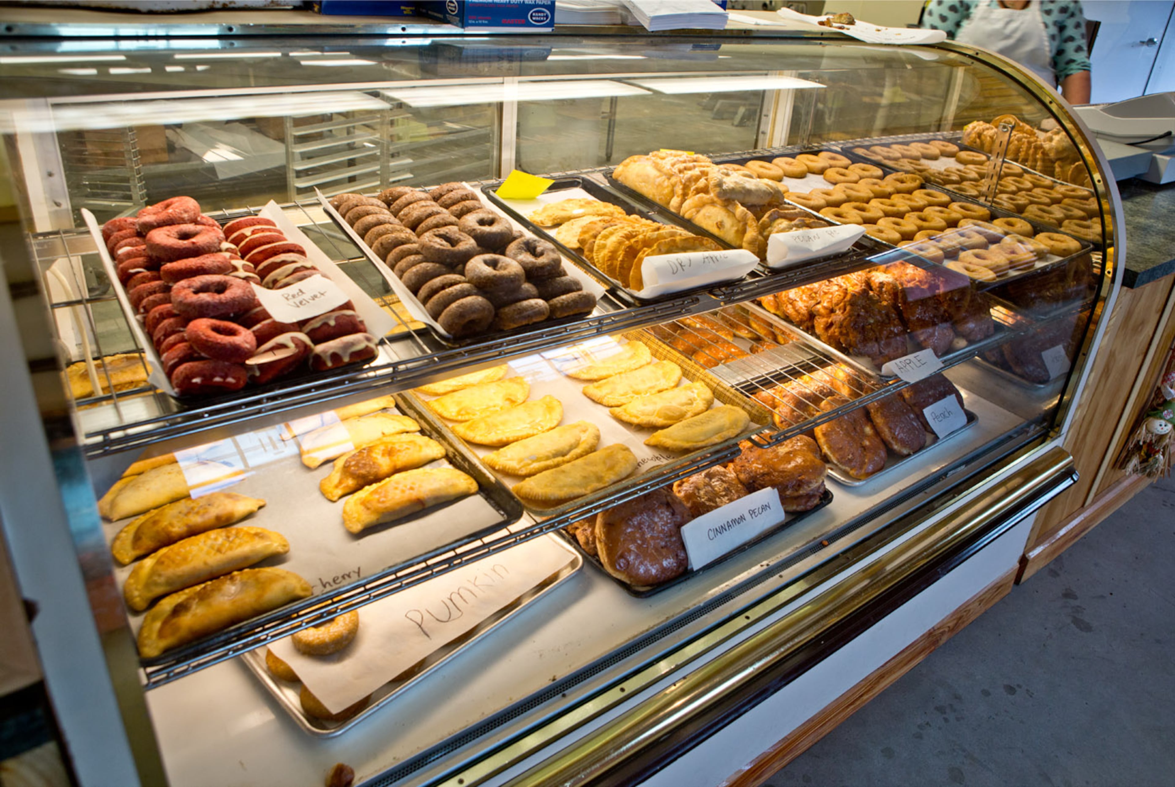 The bakery at Hillside Orchard Farms turns out fruit bread, fritters, doughnuts and fruit cakes. (Courtesy of Hillside Orchard Farms)