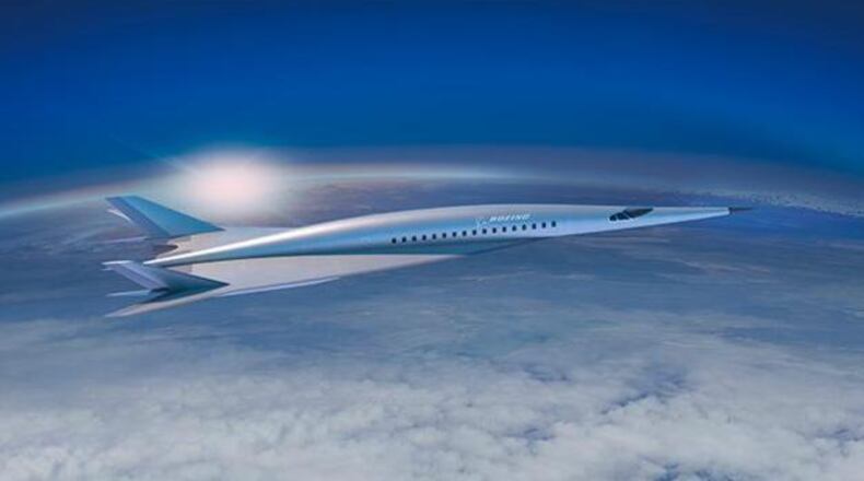 Boeing unveiled a new hypersonic passenger jet concept  at the American Institute of Aeronautics and Astronautics aviation conference in Atlanta this week. The concept has possible applications for military or commercial travel.