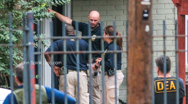 GBI agents responded to the scene of a DEA operation in northwest Atlanta on Wednesday morning after an officer-involved shooting.