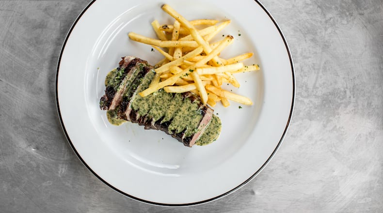 Steak Frites from Tiny Lou's / Photo by Heidi Geldhauser