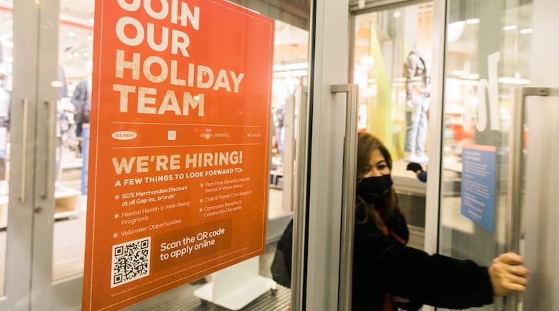 October was a very strong month for hiring, but workers are being selective, looking for new choices and better schedules. Many employers are still struggling to fill open jobs. (Jeenah Moon/The New York Times)