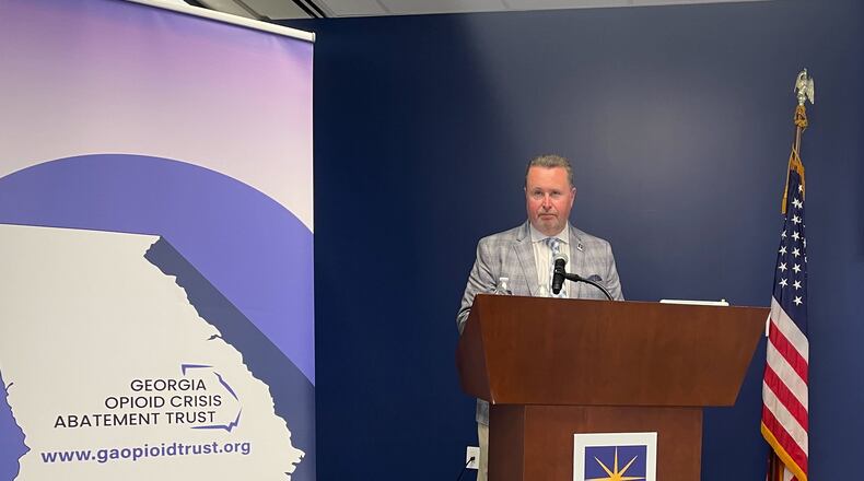 Georgia Department of Behavioral Health & Developmental Disabilities Commissioner Kevin Tanner, who leads the state's Opioid Crisis Abatement Trust, said groups can start applying on April 15 for grants from it through a new website: www.gaopioidtrust.org. Jeremy Redmon/jredmon@ajc.com