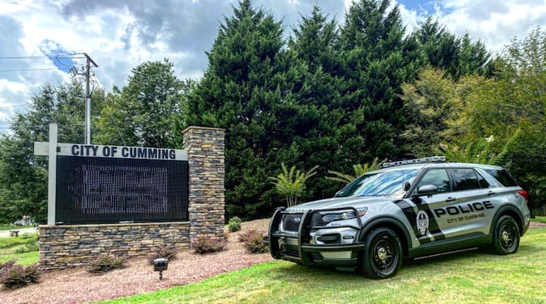 A manhunt Tuesday morning ended in a Cumming sewer system after a man tried to steal copper wire from a Home Depot, police said.