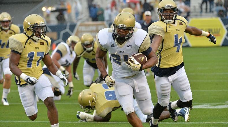 Georgia Tech B-back Marcus Allen will start preseason camp at the top of the depth chart.