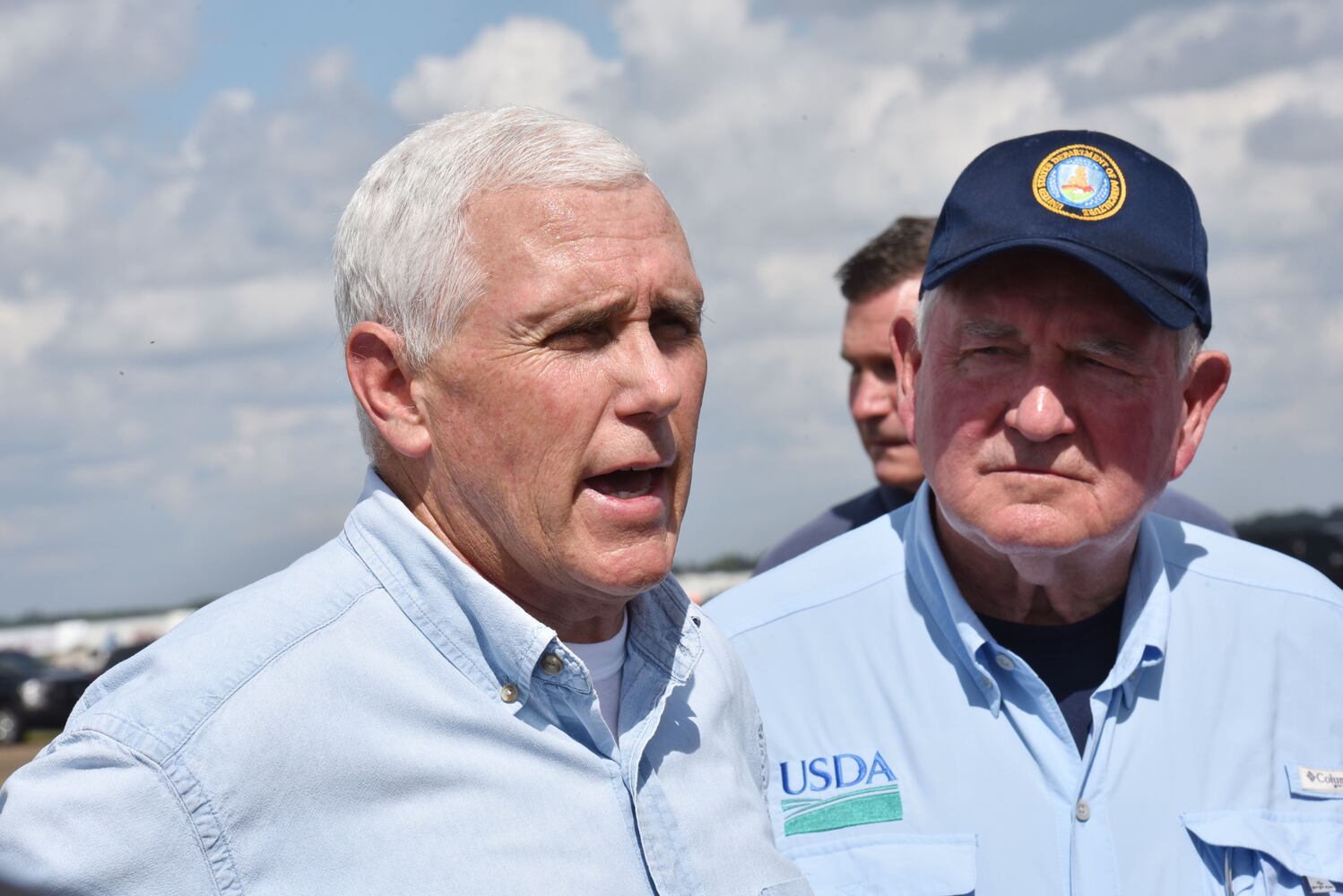 Pence visits storm ravaged Georgia