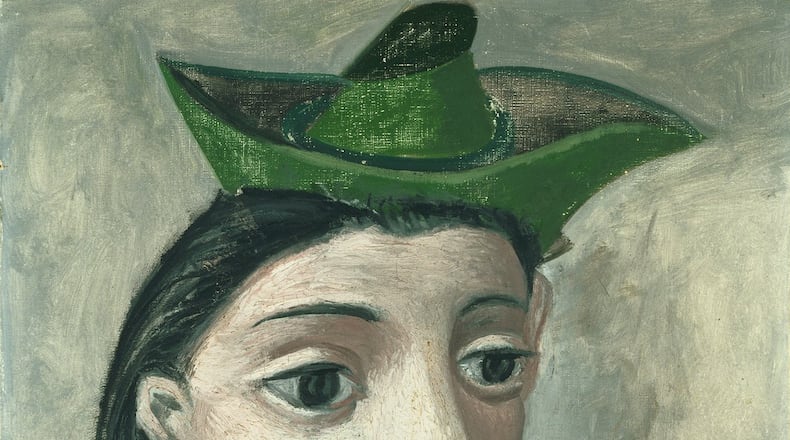 Pablo Picasso’s “Woman with Green Hat,” (1939) oil on canvas. Copyright 2018 Estate of Pablo Picasso/Artists Rights Society (ARS), New York
