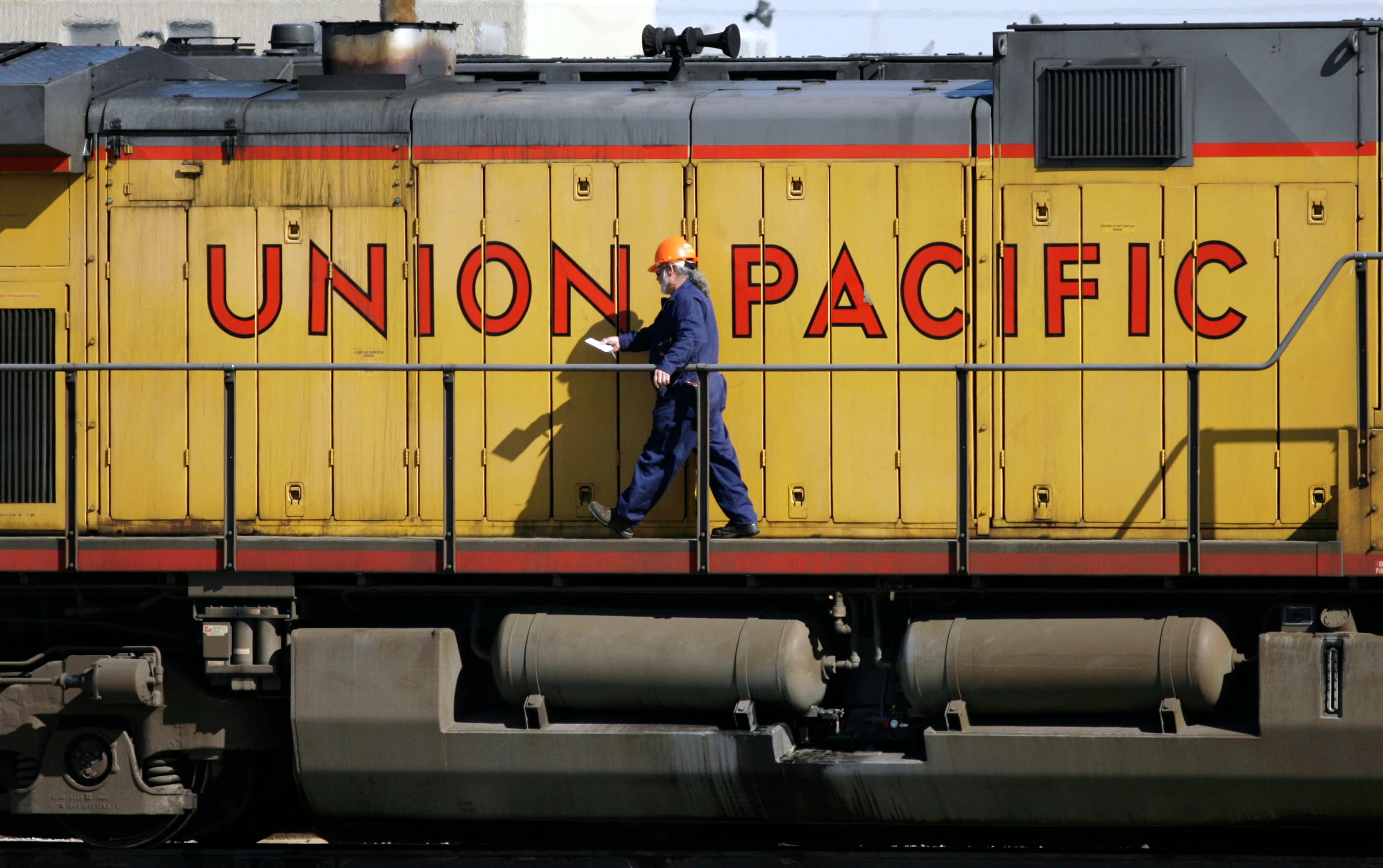 Union Pacific’s competitor BNSF warned the deal could cause “supply chain chaos.” (David Zalubowski/AP, File)