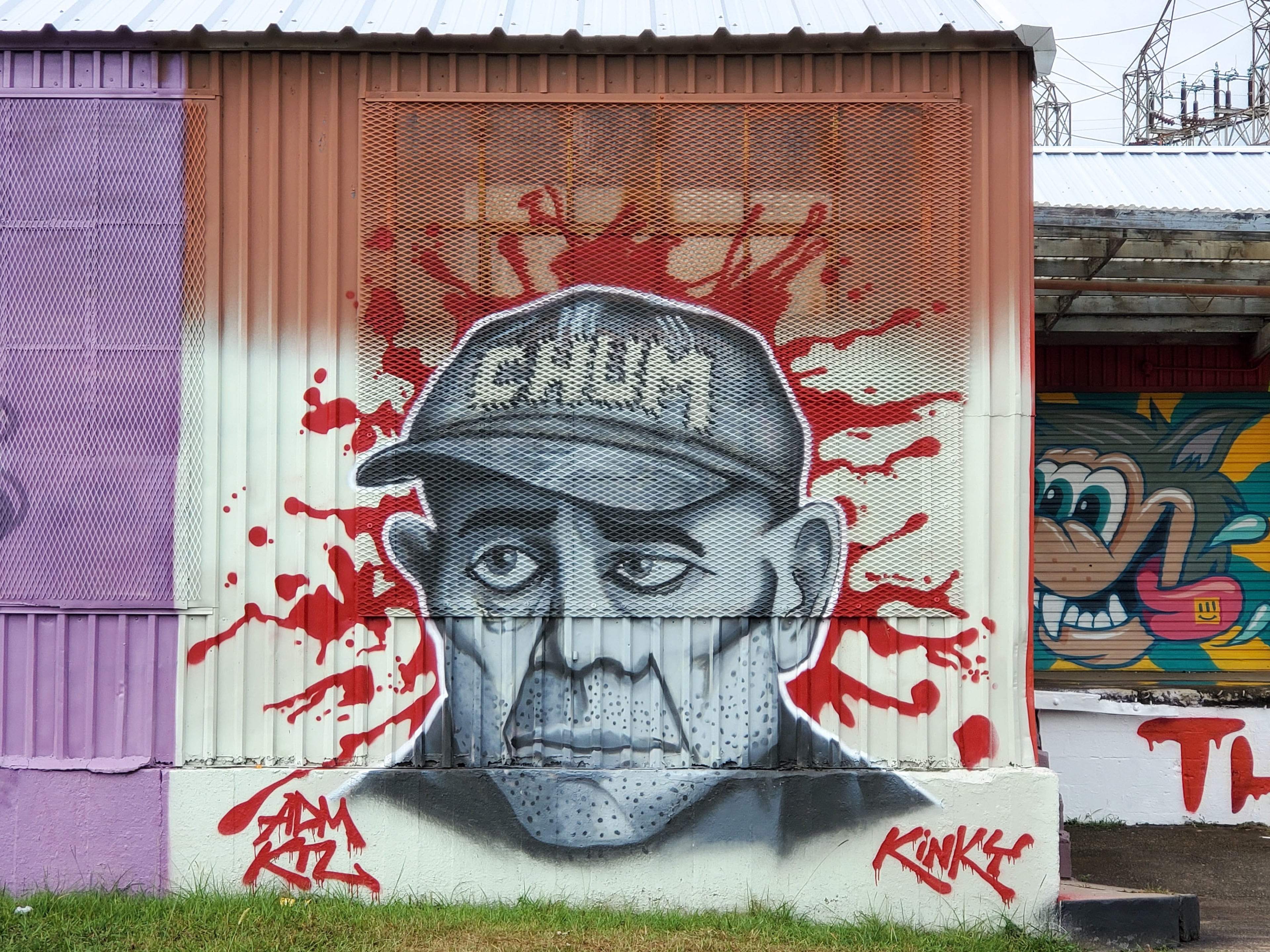 Alex Ferror's mural. (Courtesy of Arthur Rudick)