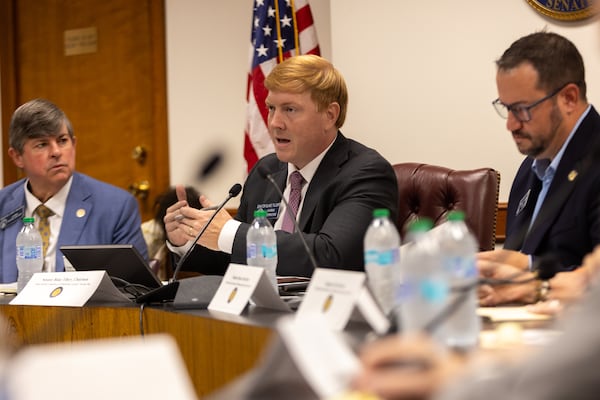State Sen. Blake Tillery (center) R-Vidalia, is a guest today on the "Politically Georgia" podcast.