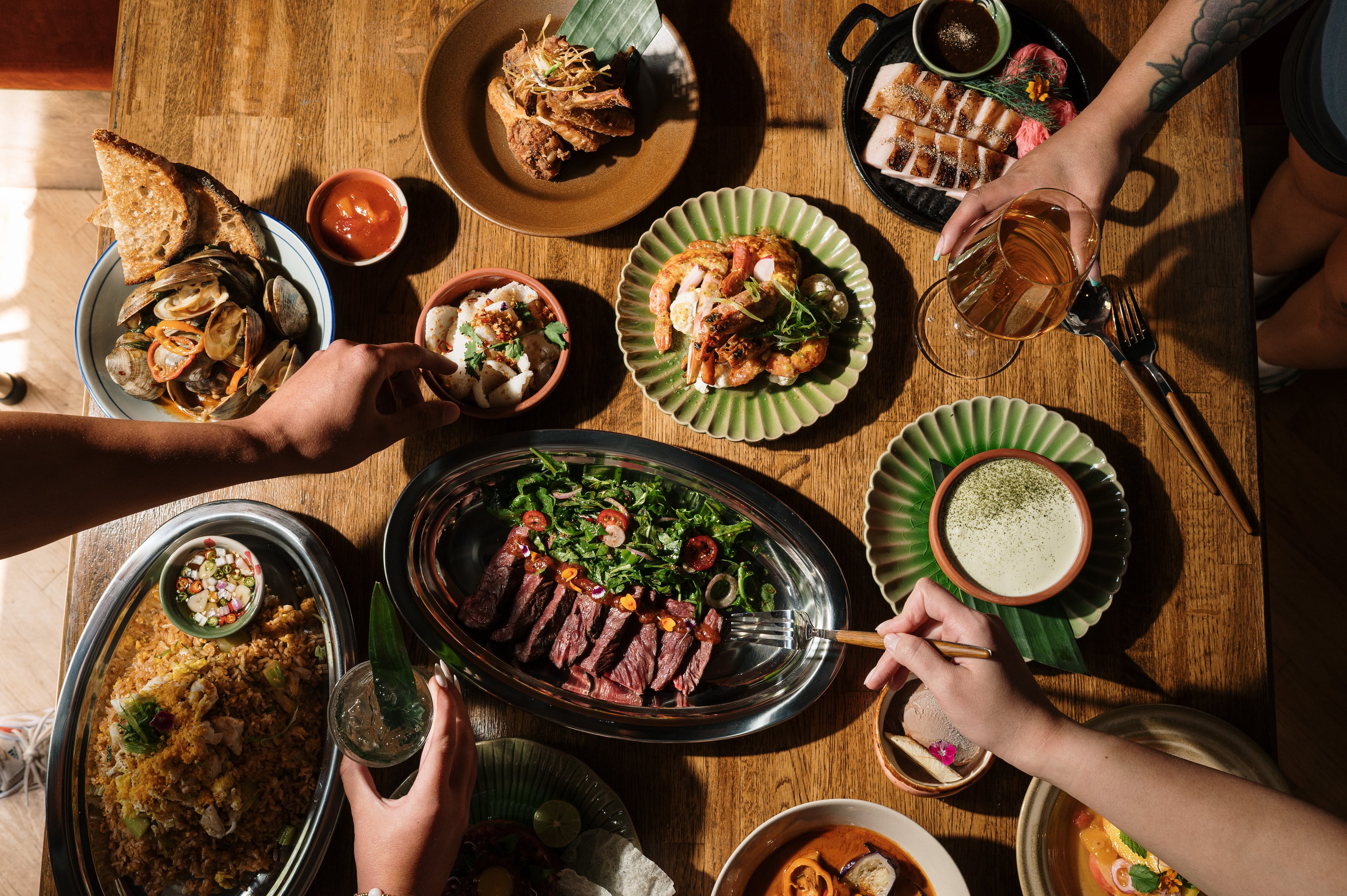 The Tipsy Thaiger menu features "underrated" Thai dishes and seasonal ingredients. (Courtesy of Tipsy Thaiger)