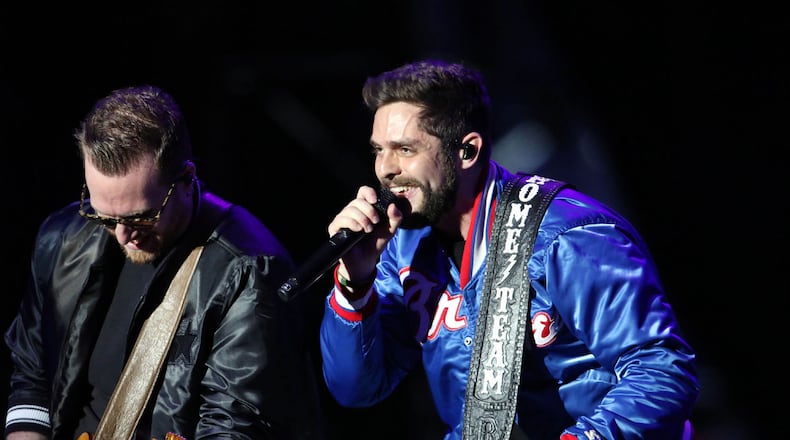 Thomas Rhett opened for Kenny Chesney at Mercedes-Benz Stadium in May 2018. Robb Cohen Photography & Video /RobbsPhotos.com