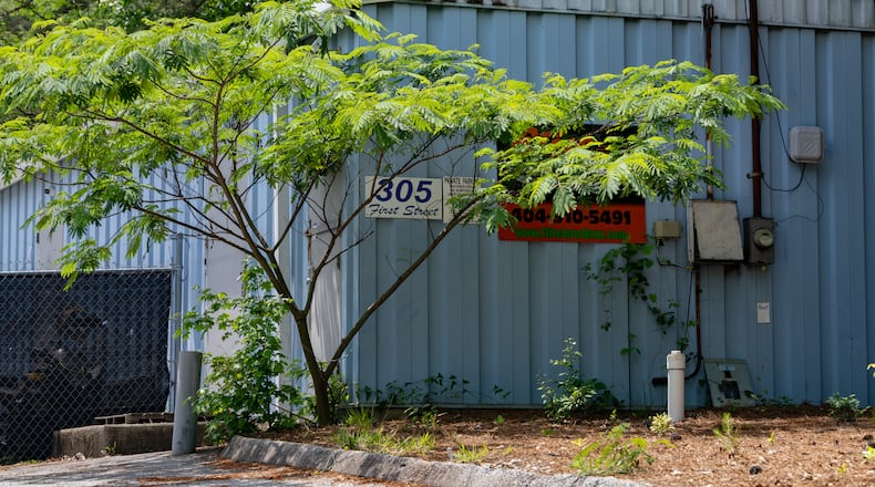 Authorities said two people were killed in April at this site in Forest Park amid a territory dispute between rival motorcycle gangs. (Ben Hendren for the AJC)