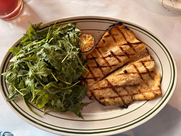 North Georgia Trout from Joey D's Oak Room in Dunwoody. (Angela Hansberger for The Atlanta Journal-Constitution)