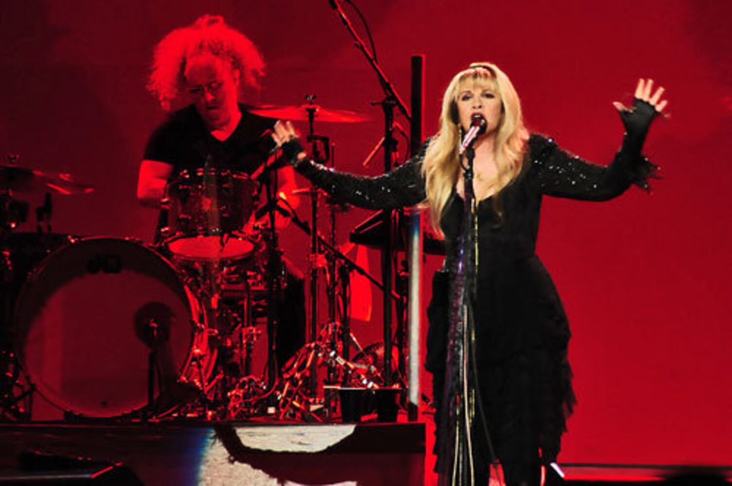 Rod Stewart and Stevie Nicks at Phillips Arena