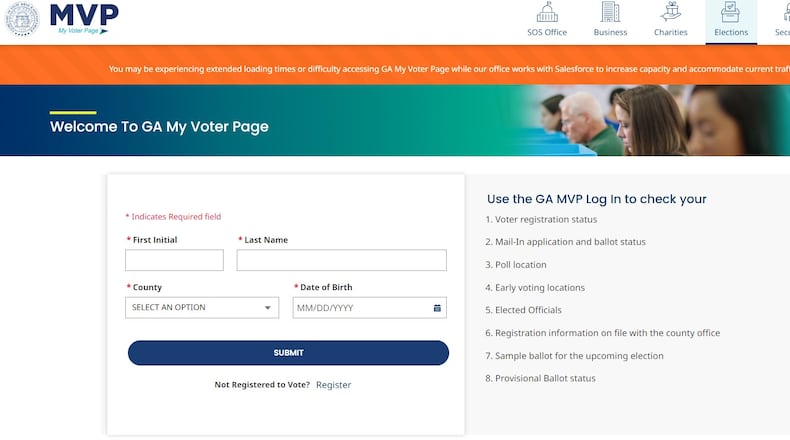 The My Voter Page is back online after a nearly hourlong outage during election day on Tuesday, May 21, 2024.