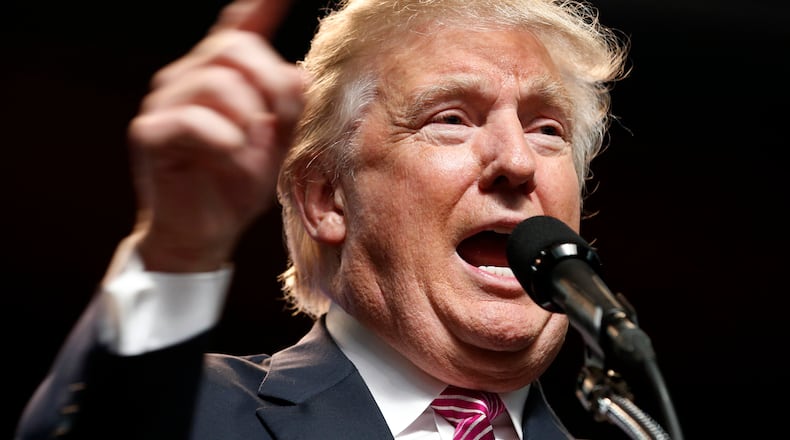 Republican presidential candidate Donald Trump speaks in Charleston, W. Va. AP/Steve Helber
