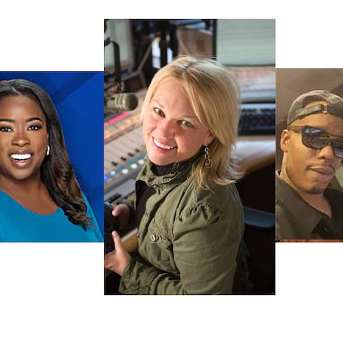 Three Atlanta media figures have departed their jobs recently: (L-R) Audrey Washington from WSB-TV, Kristen Gates from 94.9/The Bull and Lil Bankhead from V-103. COURTESY OF WSB-TV/THE BULL/V-103