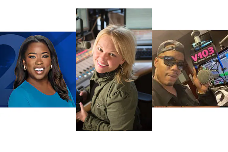 Three Atlanta media figures have departed their jobs recently: (L-R) Audrey Washington from WSB-TV, Kristen Gates from 94.9/The Bull and Lil Bankhead from V-103. COURTESY OF WSB-TV/THE BULL/V-103