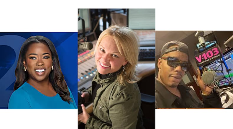 Three Atlanta media figures have departed their jobs recently: (L-R) Audrey Washington from WSB-TV, Kristen Gates from 94.9/The Bull and Lil Bankhead from V-103. COURTESY OF WSB-TV/THE BULL/V-103
