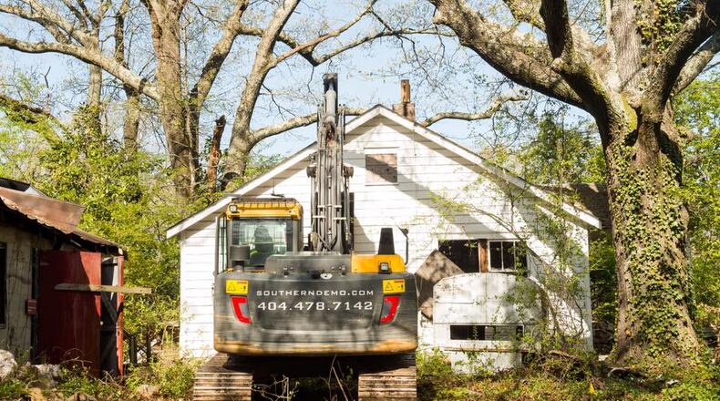 The city of Atlanta’s recently launched ‘Fight the Blight’ initiative resulted in six demolished properties. CONTRIBUTED