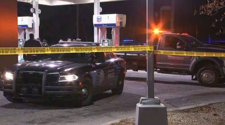 Atlanta police are investigating a fatal shooting at a southwest Atlanta gas station Wednesday evening.