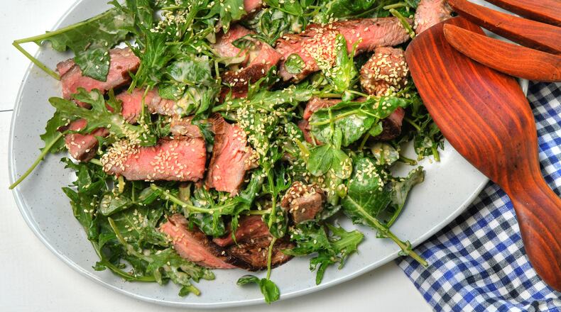 Super Sesame Steak Salad. Chris Hunt for The AJC