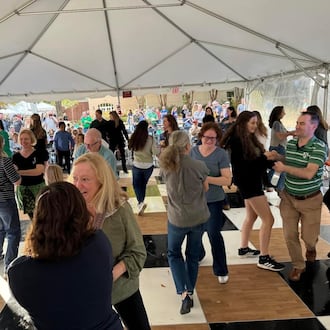 A céilí, an Irish social dance with live music, will be held on Saturday Nov. 8, 2025 at, the Dublin Stage at Roswell City Hall Grounds. (Courtesy of IrishFest Atlanta)