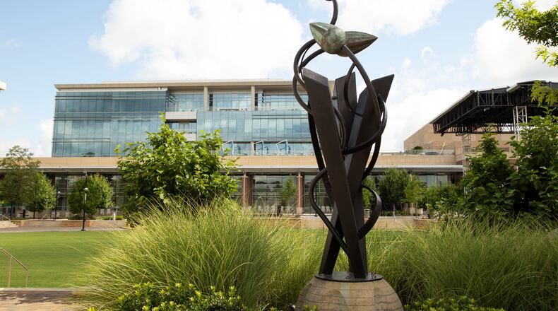 Specimen by Joey Manson is one of nine sculptures the public can enjoy with a stroll through Art Walk in Sandy Springs. (Courtesy City of Sandy Springs)