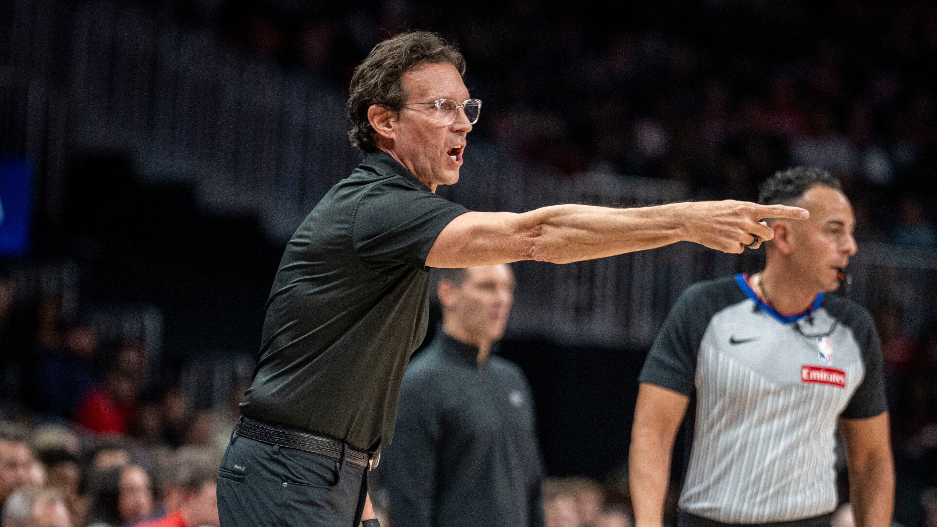 The Atlanta Hawks lost 117-109 on the road to the Cleveland Cavaliers, struggling to score without star guard Trae Young. The Hawks made just 6-of-23 3-point attempts. (Erik Rank/AP)
